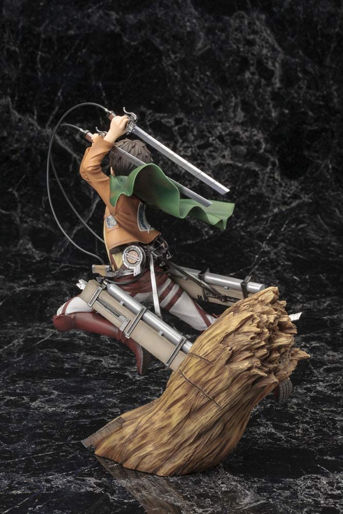 Kotobukiya Attack On Titan: Eren Yeager (Renewal Package Variant) ArtFX J Statue Figure Super Anime Store