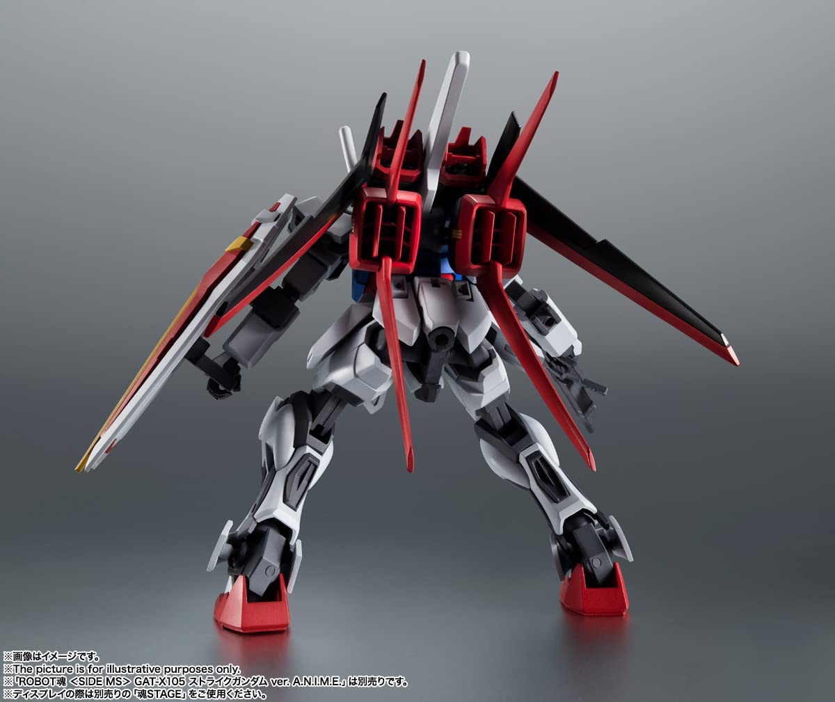 Tamashi Nations - Mobile Suit Gundam Seed - AQM/E-X01 Aile Striker & Option Parts Set, Bandai Spirits The Robot Spirits