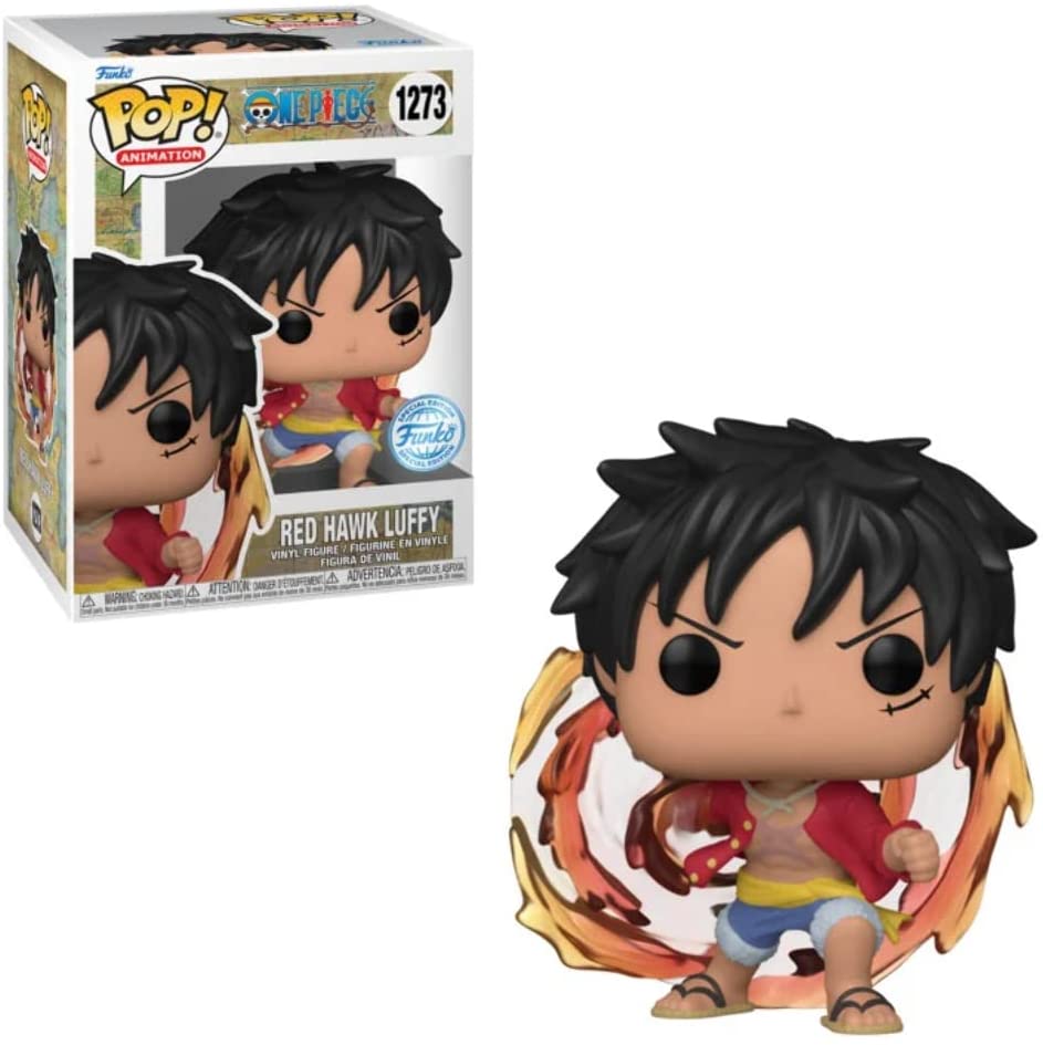 Funko POP! 1273 One Piece Monkey D. Luffy Red Hawk Pop! Vinyl Figure - AAA Anime Exclusive