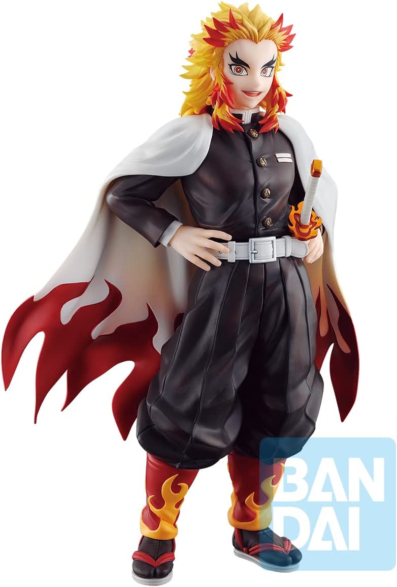 Ichiban - Demon Slayer: Kimetsu no Yaiba - Kyojuro Rengoku (The Hashira), Bandai Spirits Ichibansho Figure