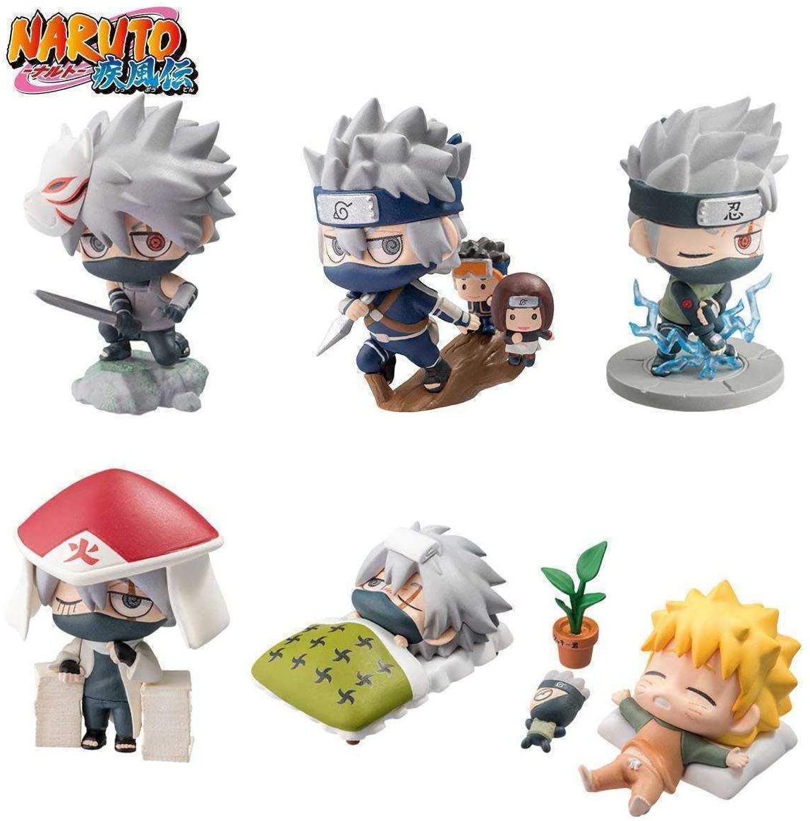 Megahouse Petit Chara Land Naruto Shippuden: Kakashi Hatake Special Set Figure Super Anime Store
