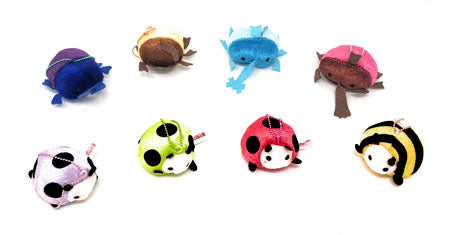 Kawaii Bug World Friends 1.5" Mini Strip Plush Super Anime Store
