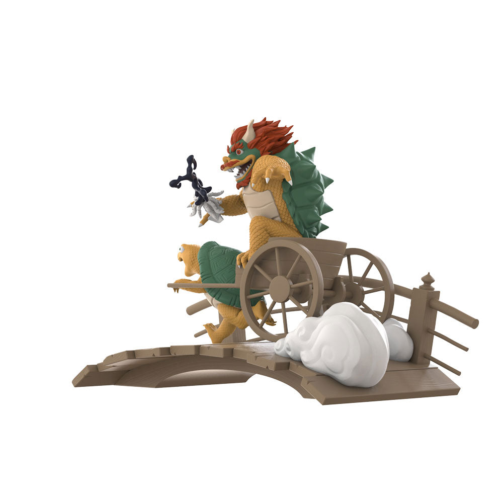Migthy Jaxx Kunstspielzeug – Ukiyo-E Rikscha-Kart-Schildkröte Daimao von Jedhenry – Mighty Jaxx-Figur