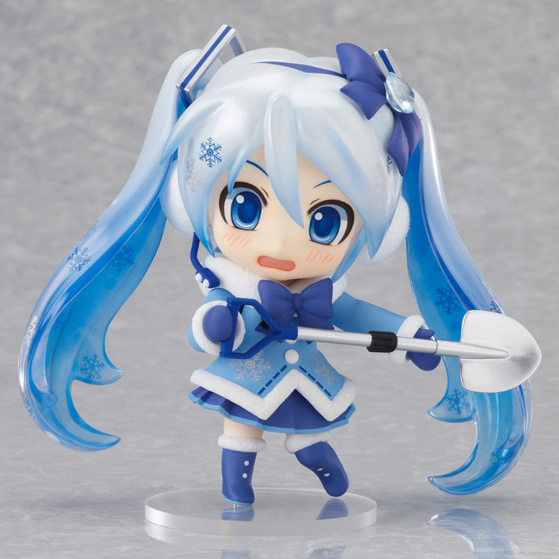 Character Vocal Series 01 : Miku Hatsune Nendoroid 207 Snow Miku: Fluffy Coat Ver. Figure (ねんどろいど ゆきみく ふわふわこーとVer.) Super Anime Store