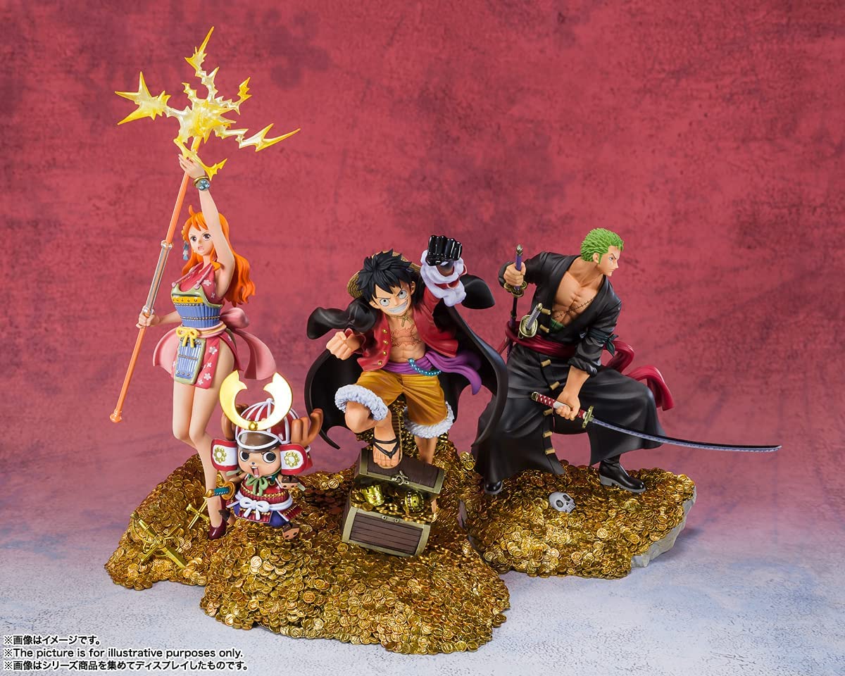 Tamashi Nations - One Piece - Monkey D. Luffy - WT100 Commemorative Eiichiro Oda Illustration DAIKAIZOKU HYAKKEI, Bandai Spirits Figuarts Zero Figure