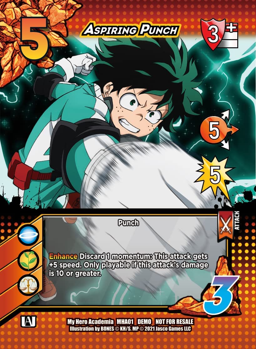 Juego de cartas coleccionables My Hero Academia Serie 1 Unlimited | Paquete de refuerzo de un solo paquete de 10 tarjetas | Tarjetas coleccionables para adultos y adolescentes | Mayores de 14 años | 2 jugadores | Promedio Tiempo de juego 45+ minutos
