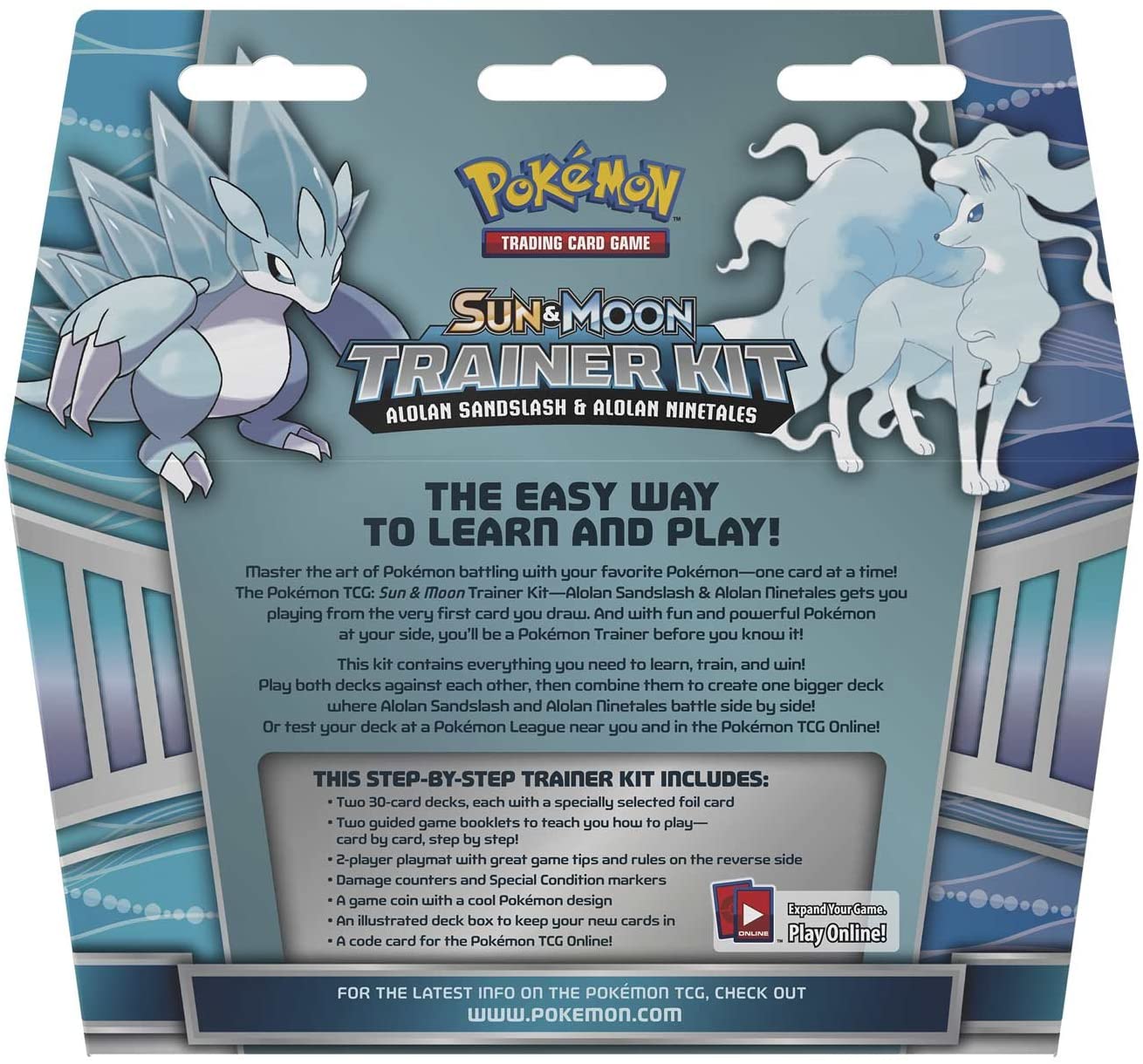 Pokémon-Sammelkartenspiel: Sun & Moon Trainer Kit (Alolan Sandslash & Alolan Ninetales)