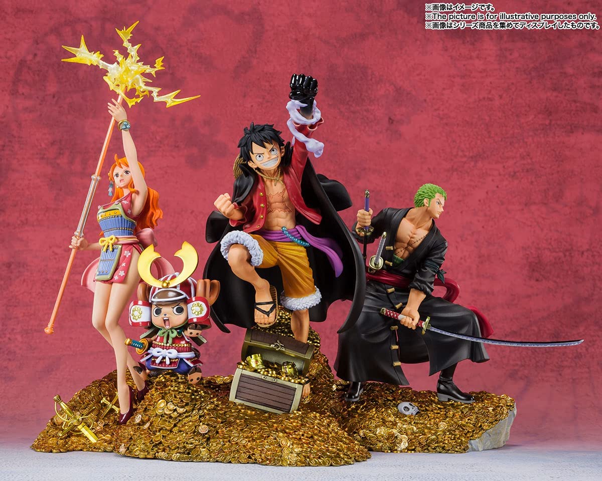 Tamashi Nations - One Piece - Monkey D. Luffy - WT100 Commemorative Eiichiro Oda Illustration DAIKAIZOKU HYAKKEI, Bandai Spirits Figuarts Zero Figure
