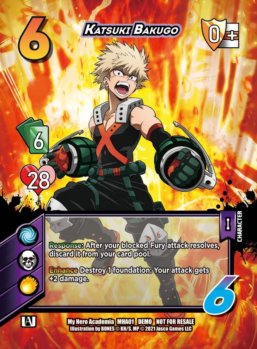My Hero Academia Collectible Card Game Izuku Midoriya vs. Katsuki Two Player Rival Decks | Trading Card Game for Adults and Teens | Ages 14+ | 2 Players | Avg. Playtime 45+ Mins |