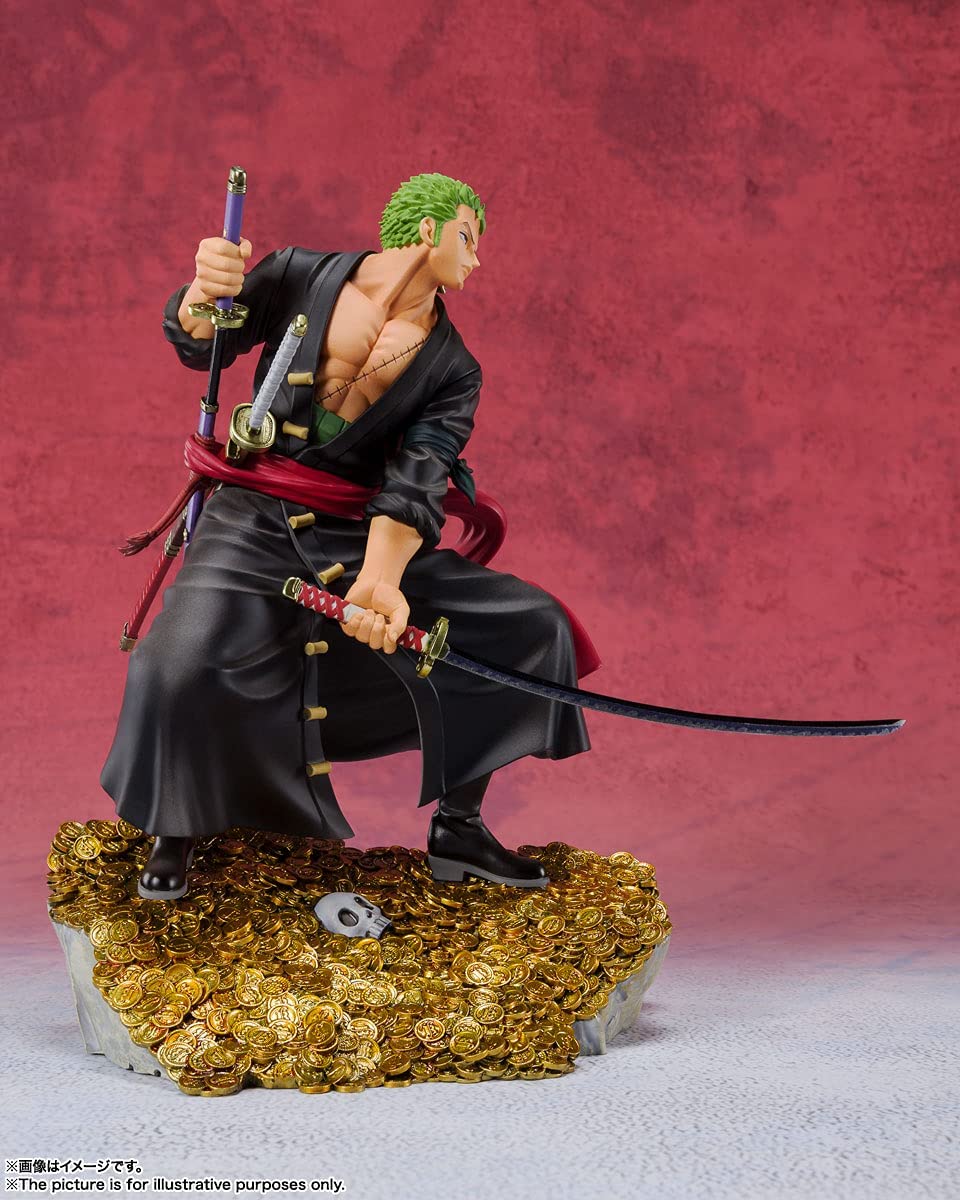 Tamashi Nations - One Piece - Roronoa Zoro - WT100 Commemorative Eiichiro Oda Illustration DAIKAIZOKU HYAKKEI, Bandai Spirits Figuarts Zero Figure