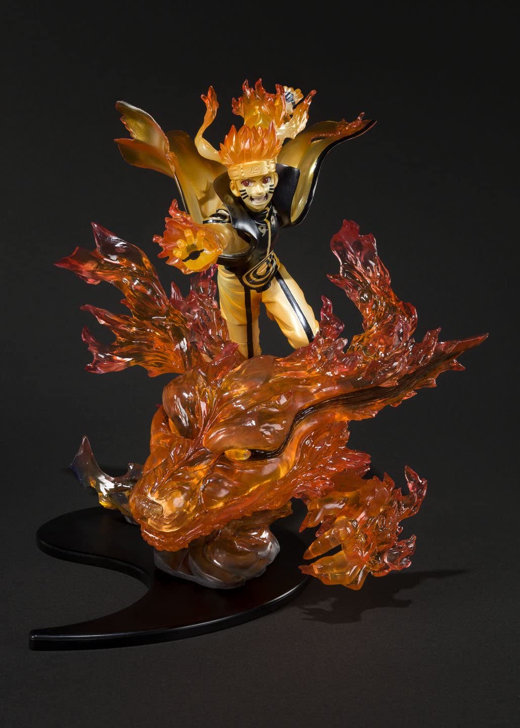 TAMASHII NATIONS Bandai Figuartszero Naruto Uzumaki - Kurama - Kizuna Relación Estatua Figura