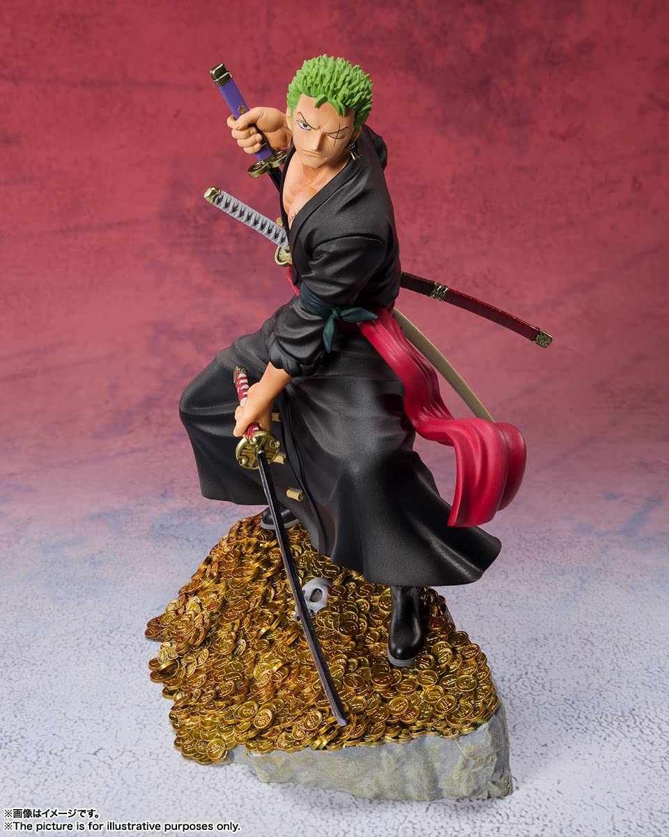 Tamashi Nations - One Piece - Roronoa Zoro - WT100 Commemorative Eiichiro Oda Illustration DAIKAIZOKU HYAKKEI, Bandai Spirits Figuarts Zero Figure