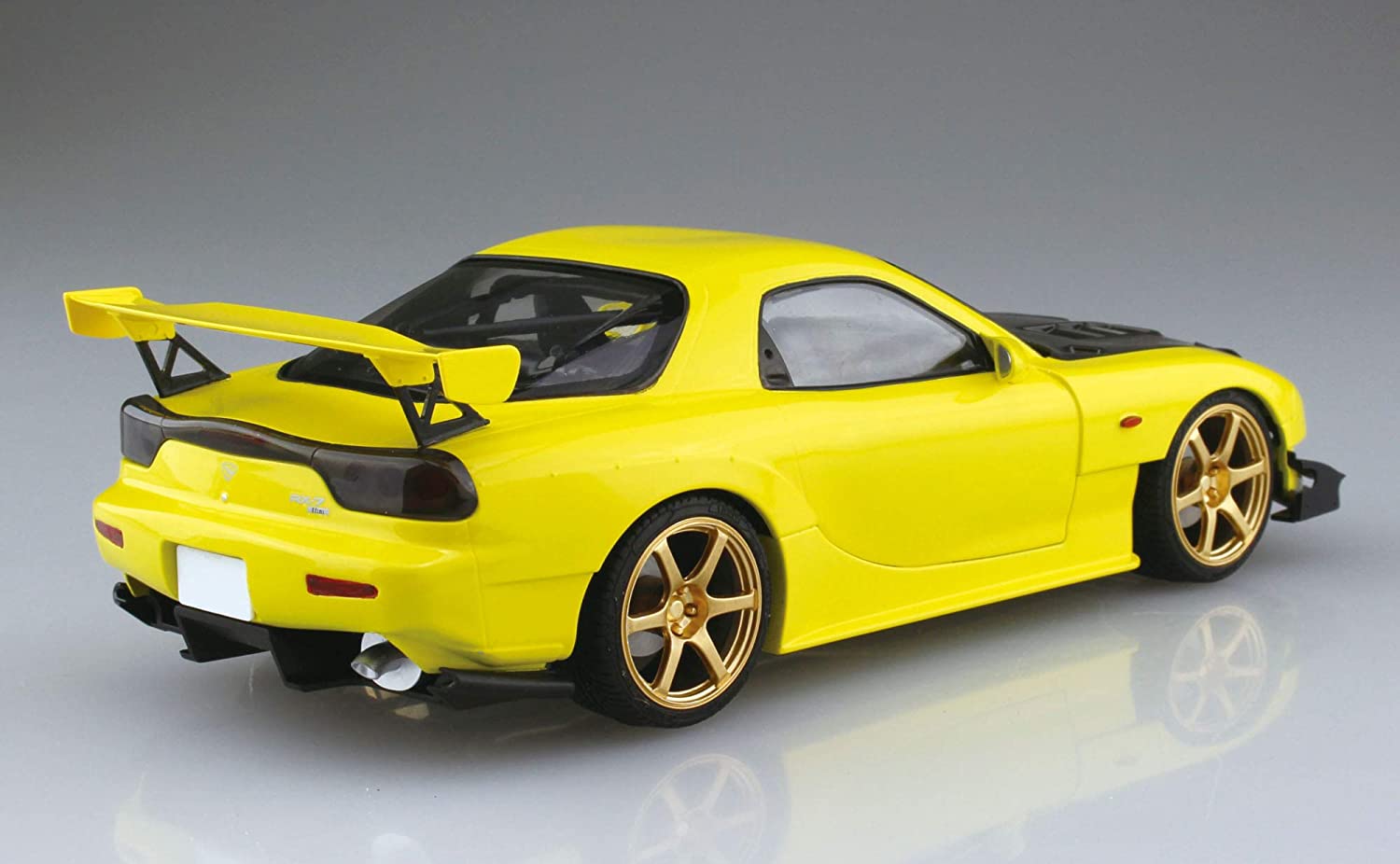 Aoshima 1/24 Scalei Initial D No.8 Takahashi FD3S RX-7 Project D - Plastic Car Model Kit Super Anime Store