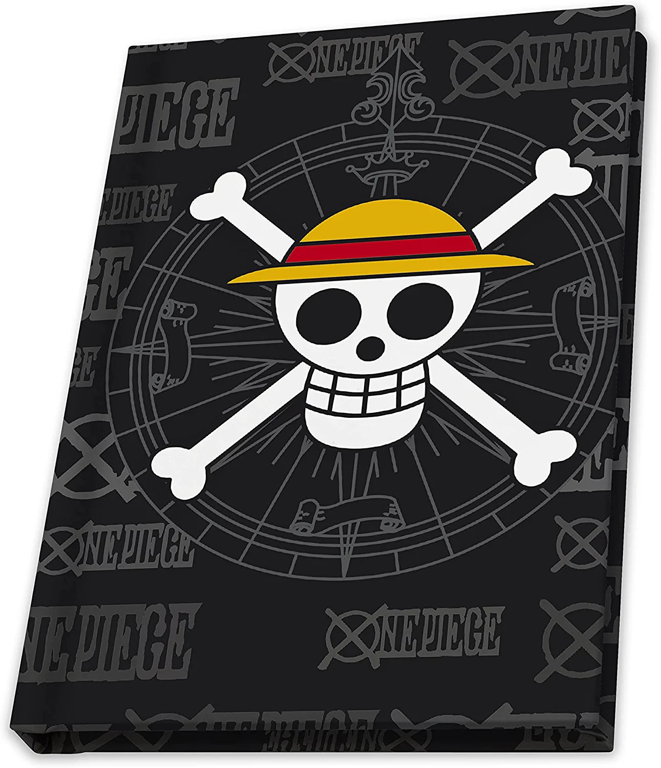 ONE PIECE - Skull Glass + Pin + Notebook Gift set