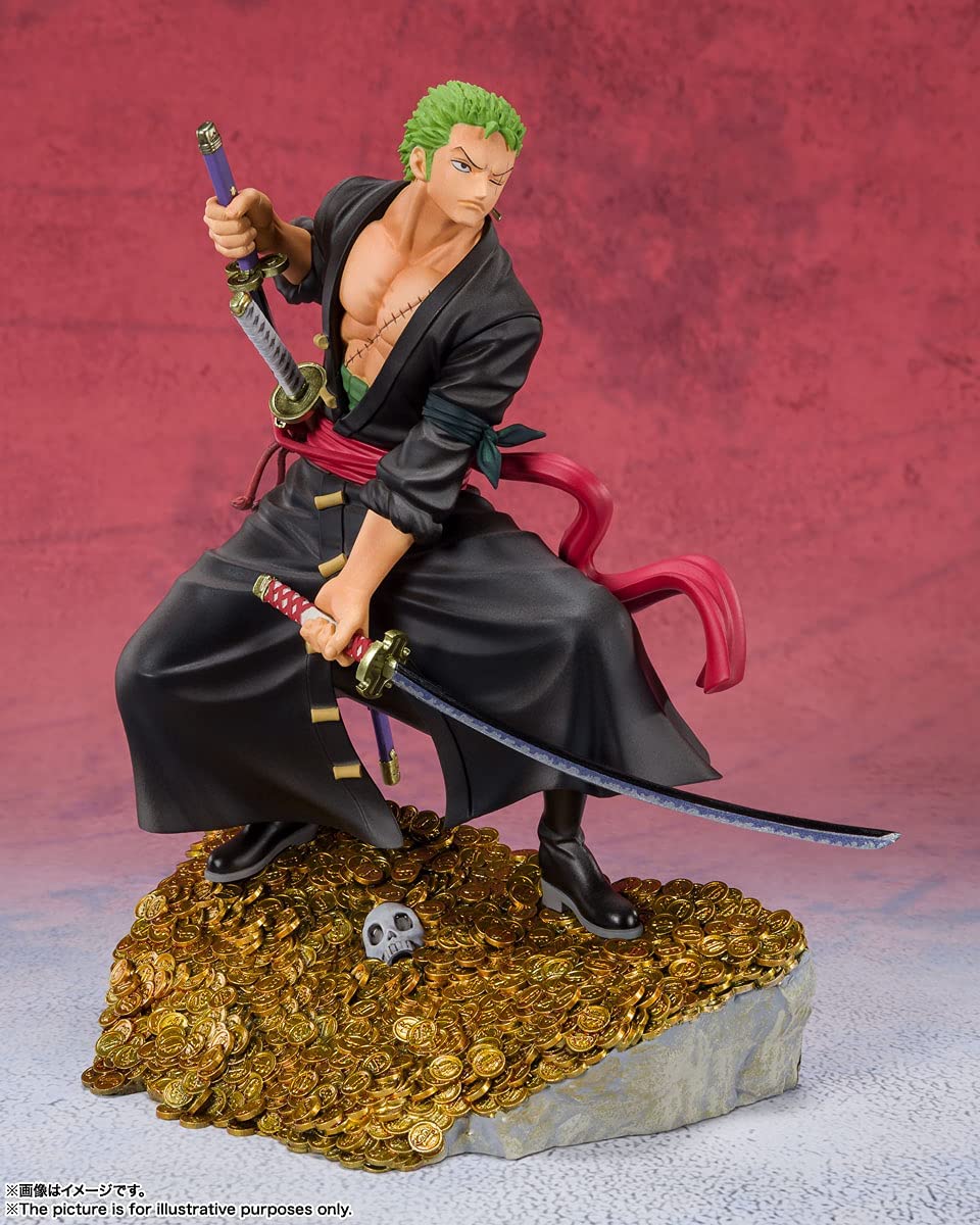 Tamashi Nations - One Piece - Roronoa Zoro - WT100 Commemorative Eiichiro Oda Illustration DAIKAIZOKU HYAKKEI, Bandai Spirits Figuarts Zero Figure