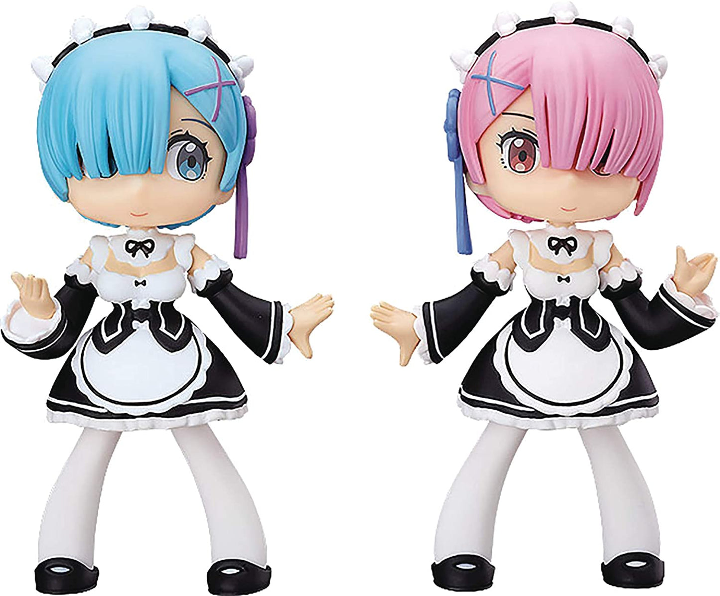 Fine Clover Re:Zero - Starting Life in Another World: Yurumari Rem & Ram Soft Vinyl Figures Super Anime Store