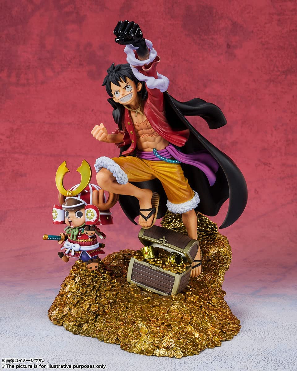 Tamashi Nations - One Piece - Monkey D. Luffy - WT100 Commemorative Eiichiro Oda Illustration DAIKAIZOKU HYAKKEI, Bandai Spirits Figuarts Zero Figure