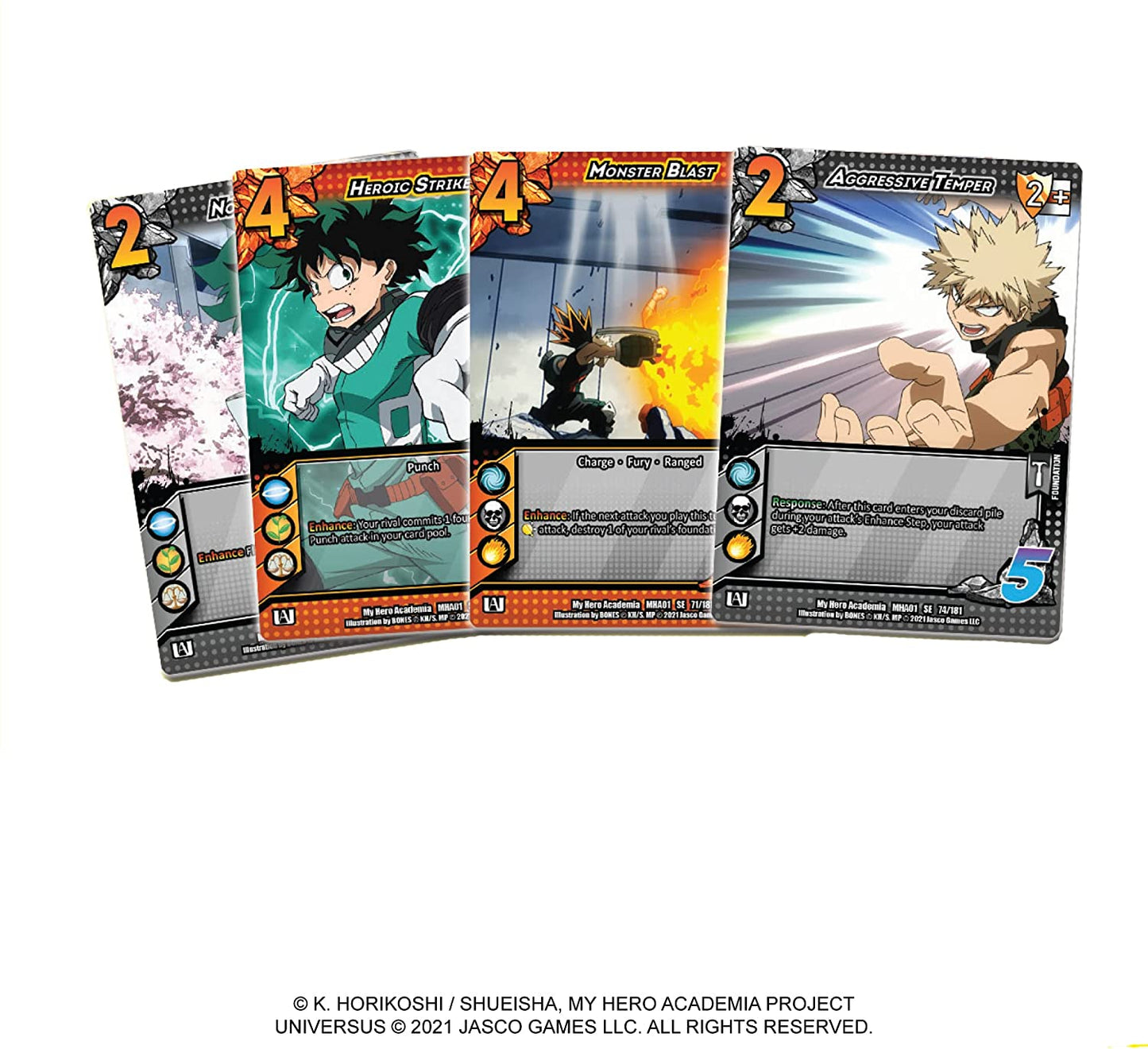 My Hero Academia Collectible Card Game Izuku Midoriya vs. Katsuki Two Player Rival Decks | Trading Card Game for Adults and Teens | Ages 14+ | 2 Players | Avg. Playtime 45+ Mins |