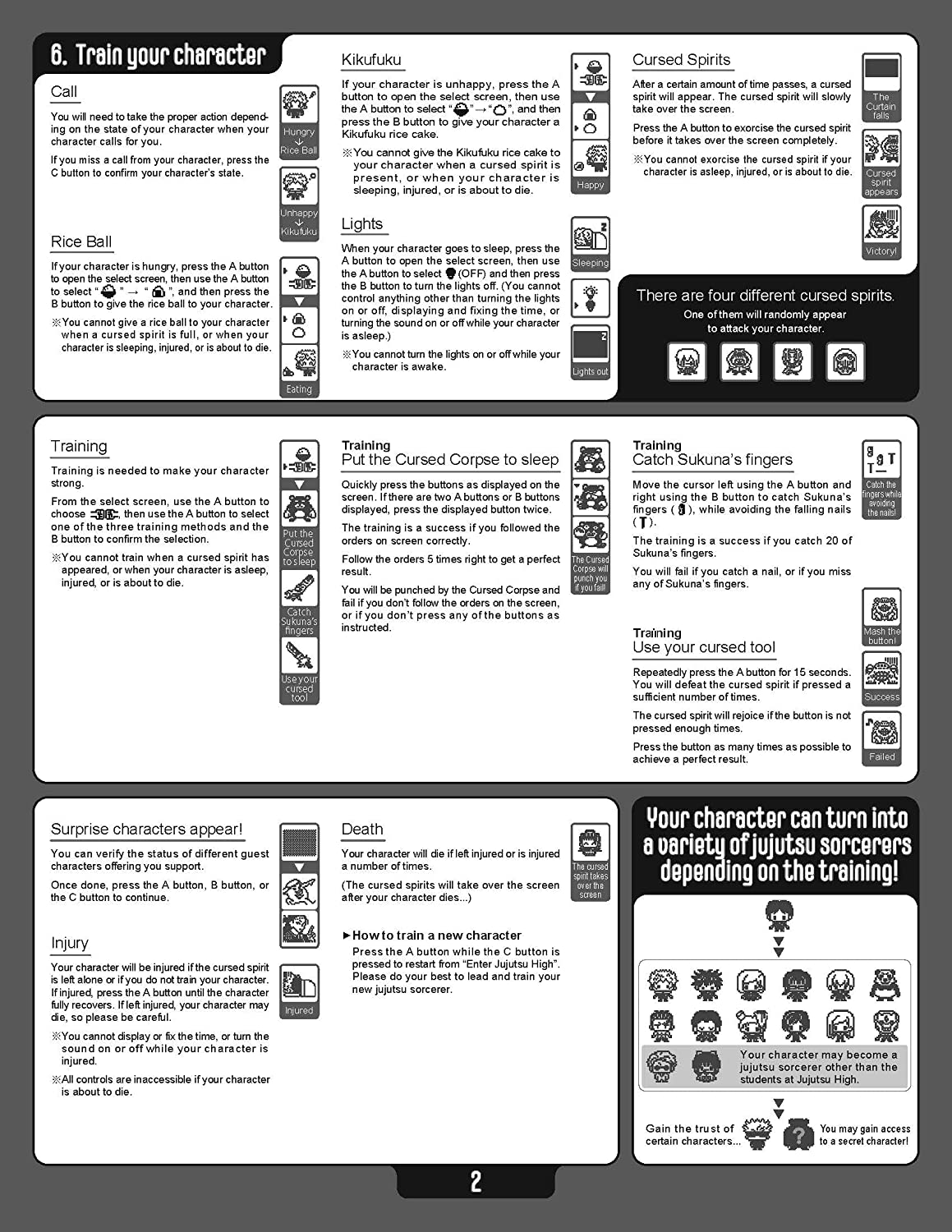 Jujutsu Kaisen Tamagotchi Nano: Fushiguro Megumi (Japanese Version)