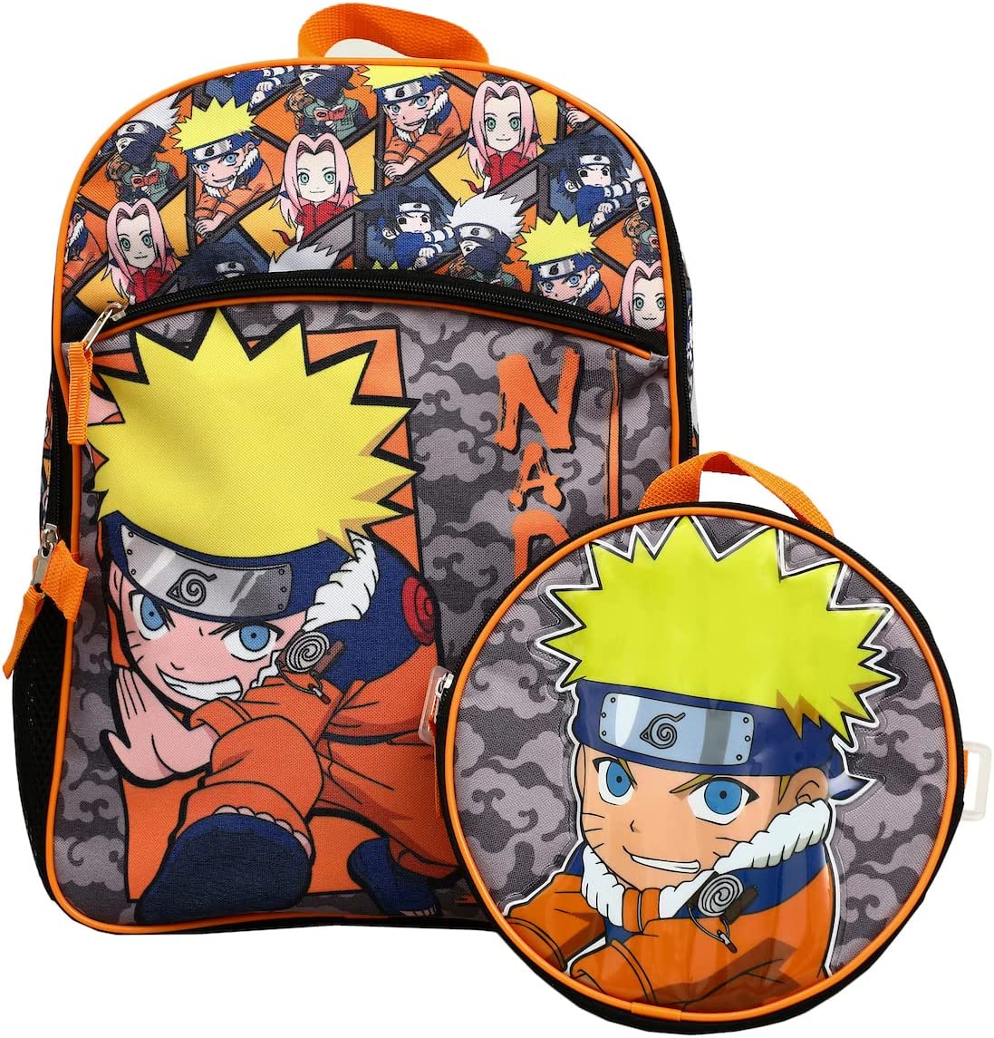 Naruto Characters Youth Lunch Tote & Backpack