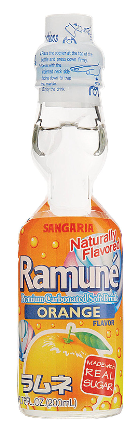 Ramune Orangengeschmack (1 Flasche)
