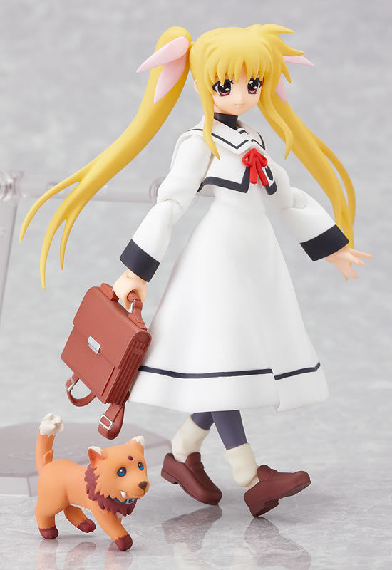 Magical Girl Lyrical Nanoha A's figma 062 Fate Testarossa: School Uniform ver. Figure (ふぃぐま ふぇいと・てすたろっさ せいふく ばーじょん) Super Anime Store