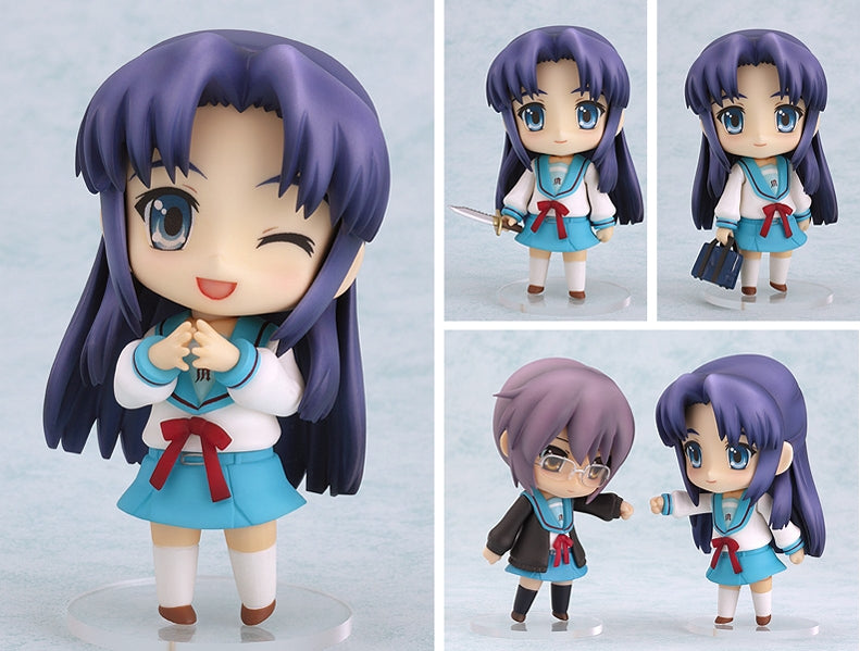 The Melancholy of Haruhi Suzumiya Nendoroid 44 Ryoko Asakura and Extra Parts Set Figure (あさくらりょうこ ねんどろいど) Super Anime Store