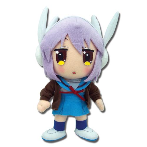 Great Eastern Melancholy of Haruhi Suzumiya: Yuki Nagato Plush Doll, 8" Super Anime Store