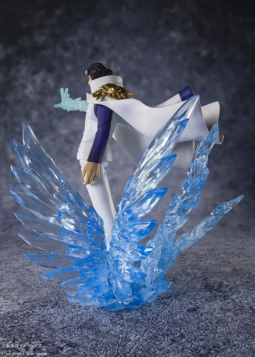 TAMASHII NATIONS The Three Admirals Kuzan-Aokiji- One Piece, Bandai Figuarts Zero Figure Super Anime Store