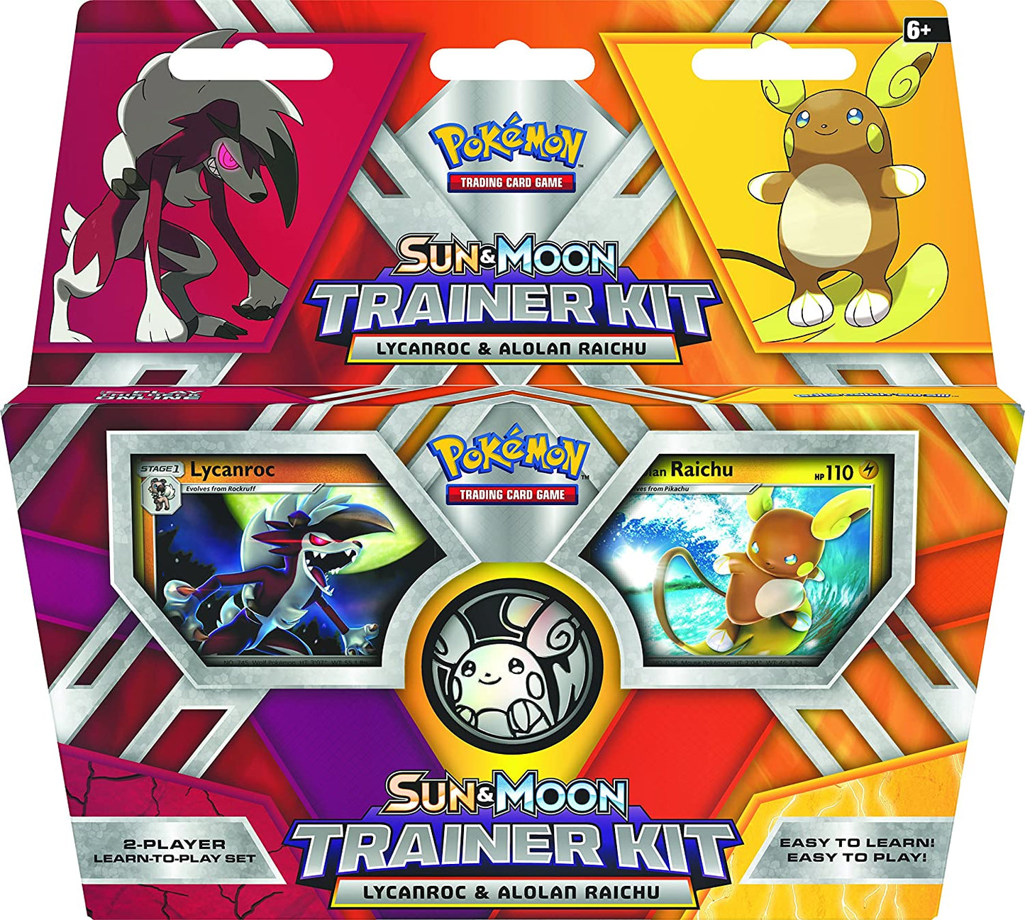 Pokémon TCG: Sun & Moon Trainer Kit—Lycanroc & Alolan Raichu Super Anime Store