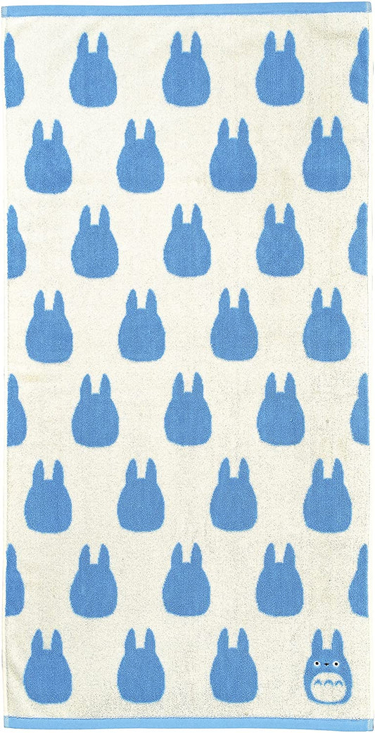 Studio Ghibli Silhouette Series (Badetuch) My Neighbor Totoro Marushin Silhouette Handtuchserie Hellblau
