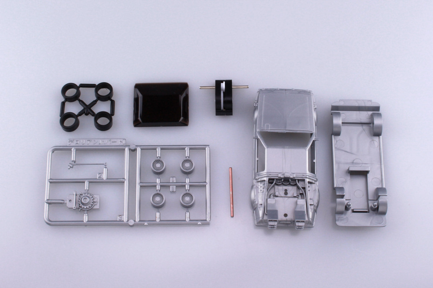 1/43 BACK TO THE FUTURE 1/43 Pullback DELOREAN from PART I Model Kit Figure Super Anime Store