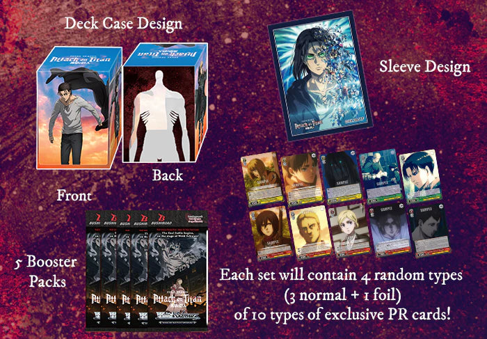 Weiss Schwarz: Attack On Titan: Final Season - ENG Supply Set