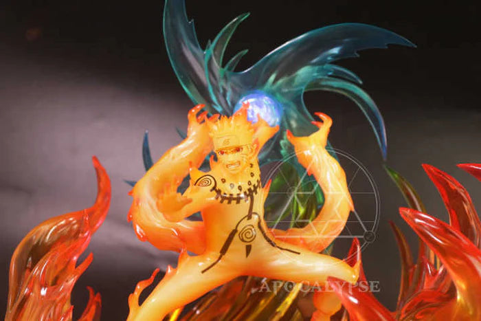 Naruto Shippuden Apocalypse Kurama & Sage Mode Naruto Resin Statue