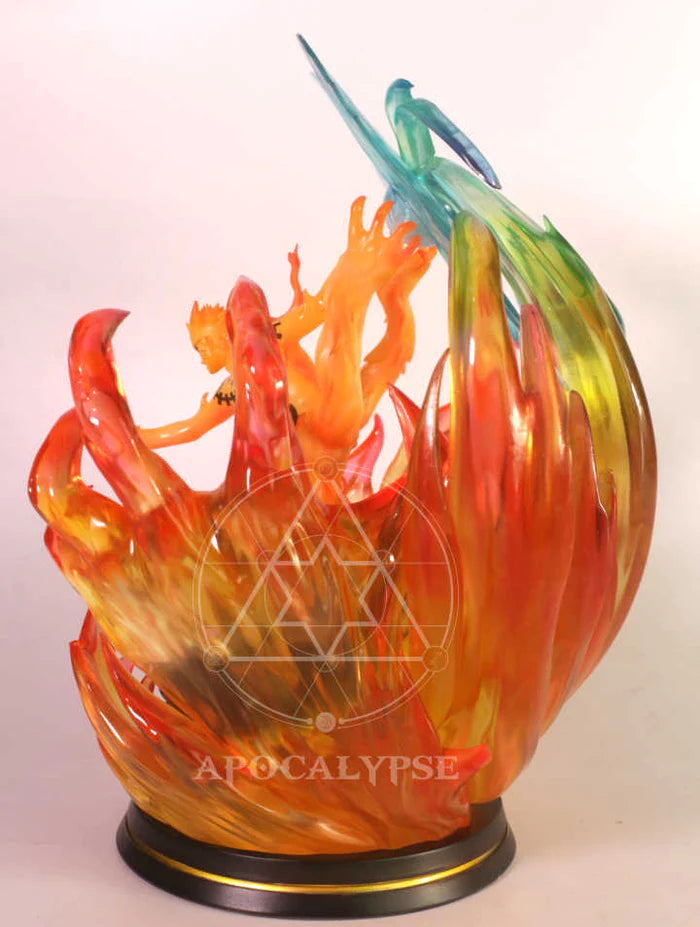 Naruto Shippuden Apocalypse Kurama & Sage Mode Naruto Resin Statue