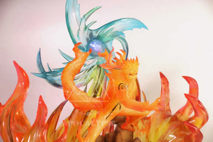 Naruto Shippuden Apocalypse Kurama & Sage Mode Naruto Resin Statue