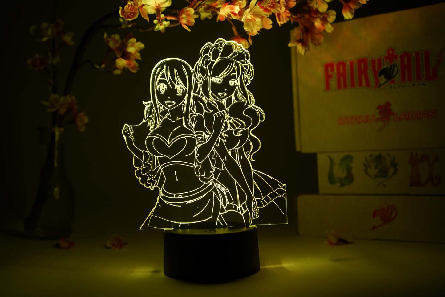 Lucy & Michelle Otaku Lamp (Fairy Tail)