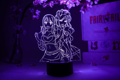 Lucy & Michelle Otaku Lamp (Fairy Tail)