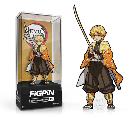 Kimetsu No Yaiba Demon Slayer Zenitsu Agatsuma (#381) Pin Super Anime Store