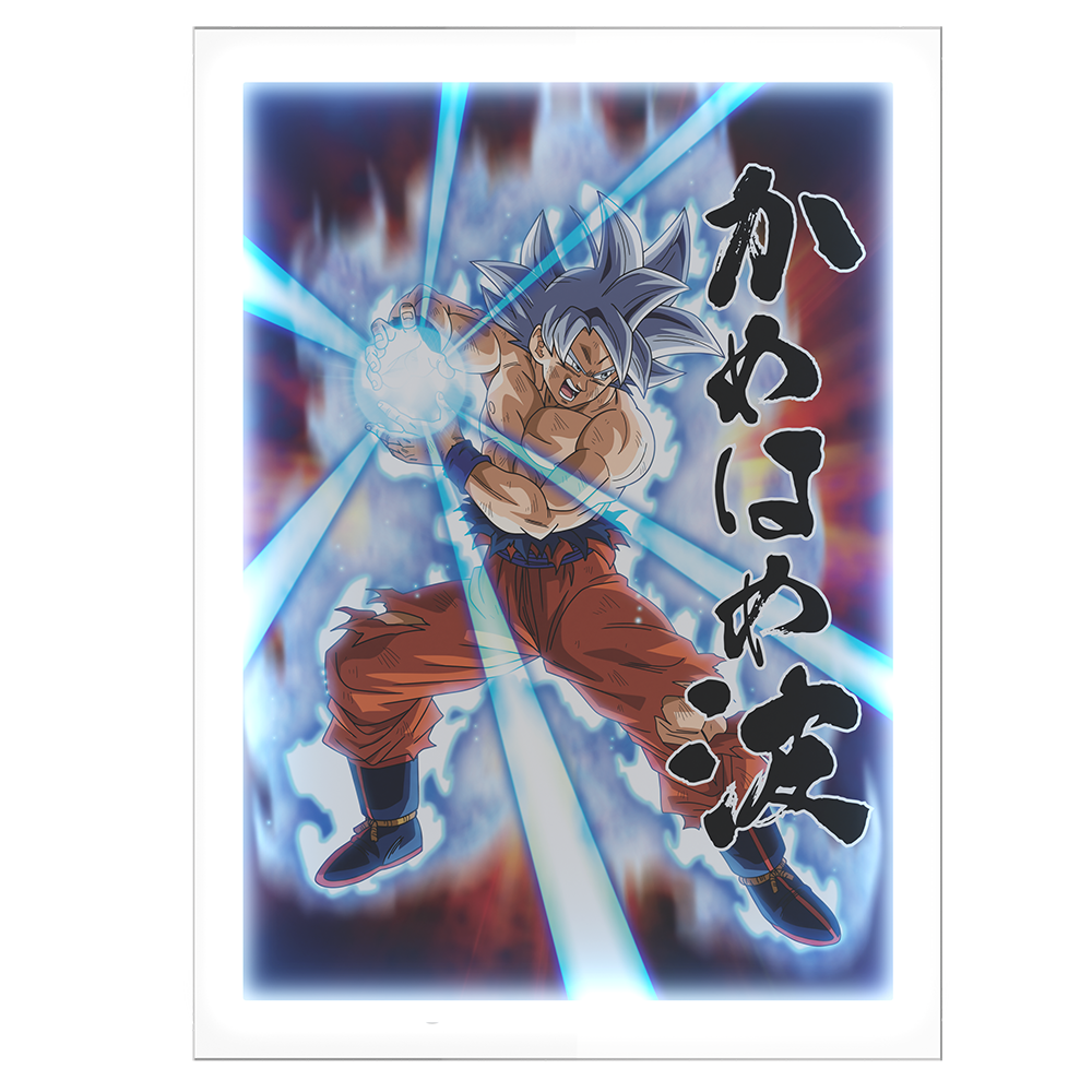 Ultra Instinct Son Goku Art Print Dragon Ball Z Anime Japanese