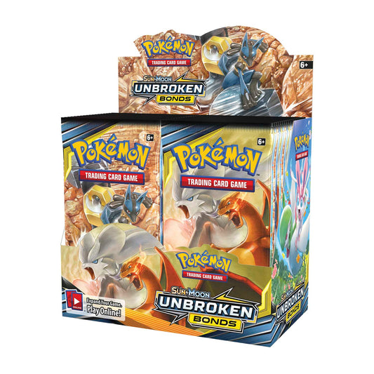 Pokémon TCG: Sun & Moon-Unbroken Bonds Booster Display Box (36 Packs) Super Anime Store