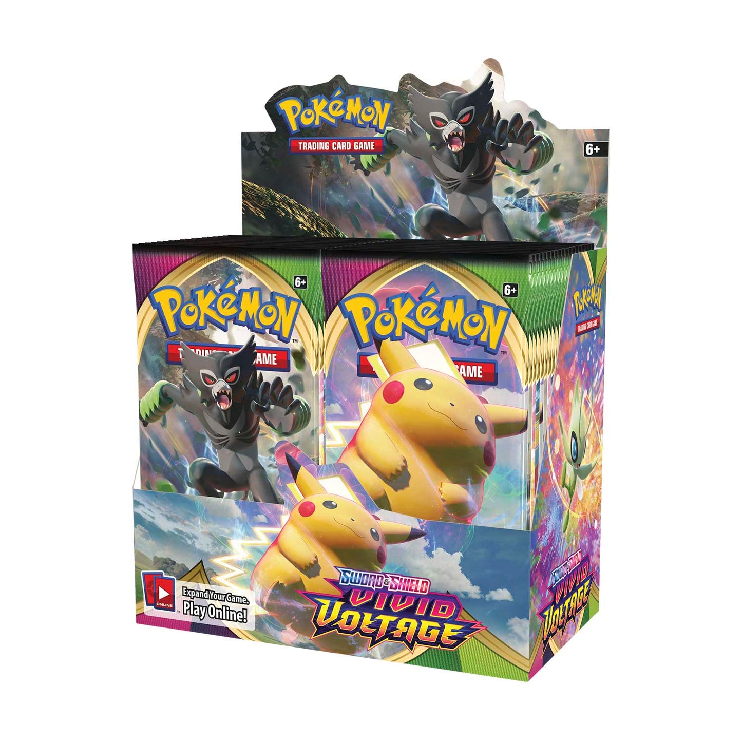 Pokémon TCG: Sword & Shield-Vivid Voltage Booster Display Pack (1 Pack) Super Anime Store
