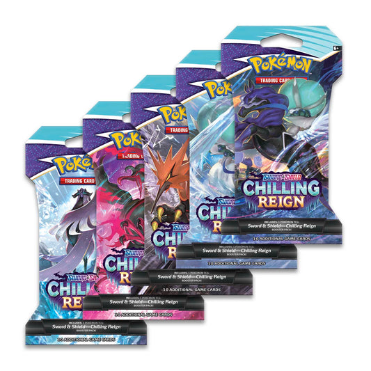 Pokémon TCG: Sword & Shield-Chilling Reign Sleeved Booster Pack (10 Cards) Super Anime Store
