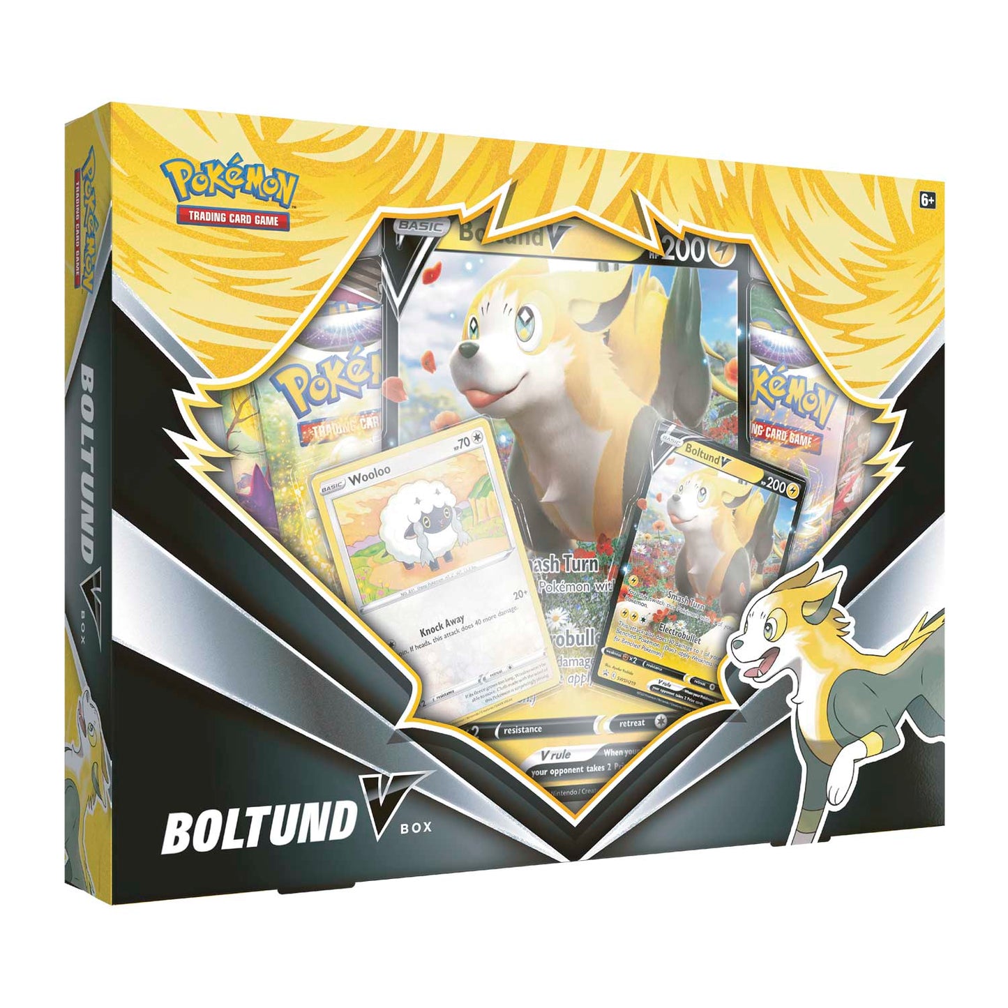 Caja Boltund V de JCC Pokémon