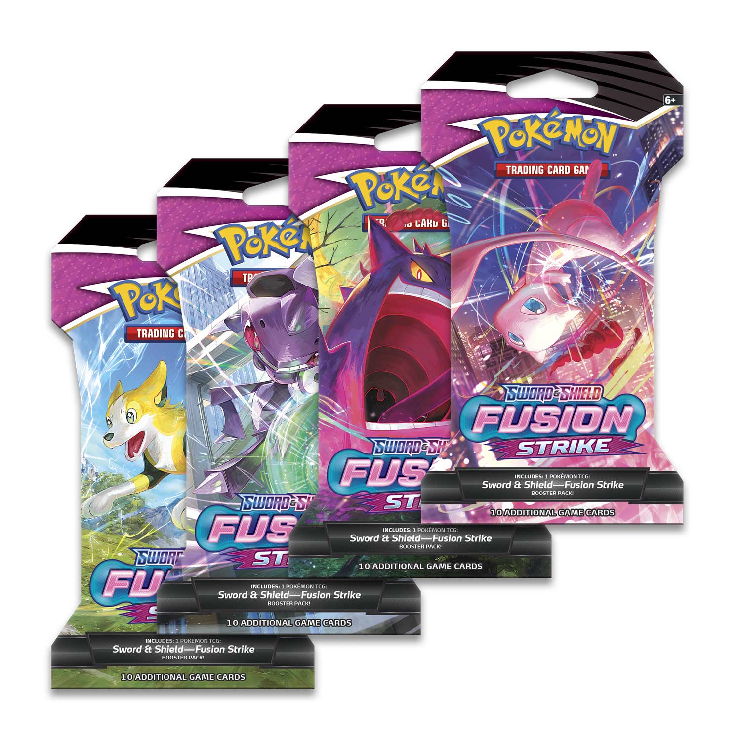 Pokmon TCG: Sword & Shield-Fusion Strike Sleeved Booster Pack (10 Cards) Super Anime Store Pokmon TCG: Sword & Shield-Fusion Strike Sleeved Booster Pack (10 Cards) Super Anime Store