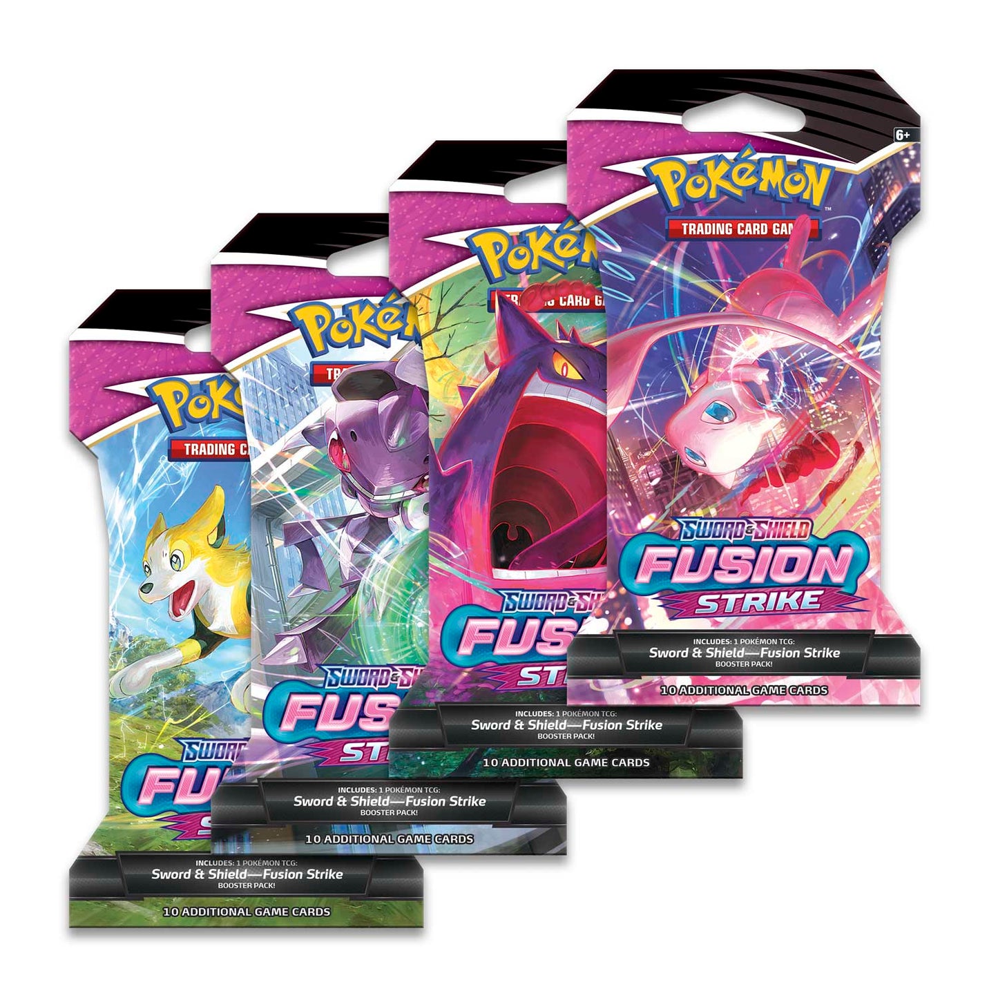 Pokémon TCG: Sword & Shield-Fusion Strike Sleeved Booster Pack (10 Cards) Super Anime Store