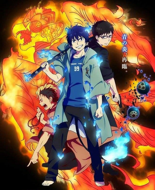 Blue Exorcist Wallscroll