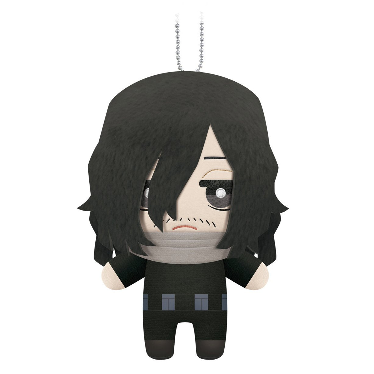 Little Buddy My Hero Academia Shota Aizawa Plush Dangler 6"" - Super Anime Store FREE SHIPPING FAST SHIPPING USA