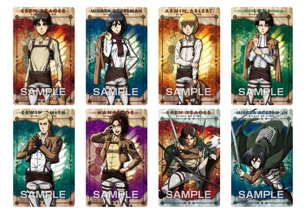 Attack On Titan: Metallic Card Collection Gum Blind Box (1 Blind Box)