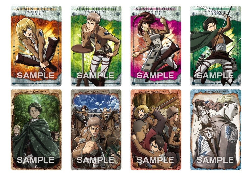 Attack On Titan: Metallic Card Collection Gum Blind Box (1 Blind Box)